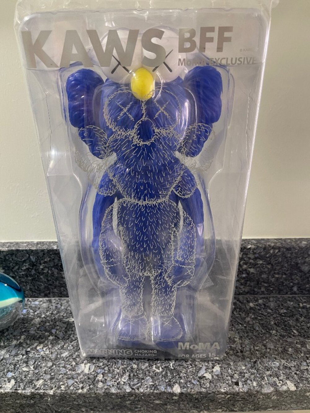 KAWS , KAWS BFF vinyl Companion (KAWS Blue BFF), 2017